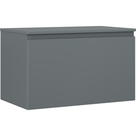 Mexen Orio szafka łazienkowa podumywalkowa 80 cm z blatem, 1 szuflada, grafit mat - 91A10-08047-1-BFC66
