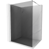 Mexen Kioto Duschwand Walk-in 90 x 200 cm, Graphit 8 mm, Chrom - 800-090-101-01-40