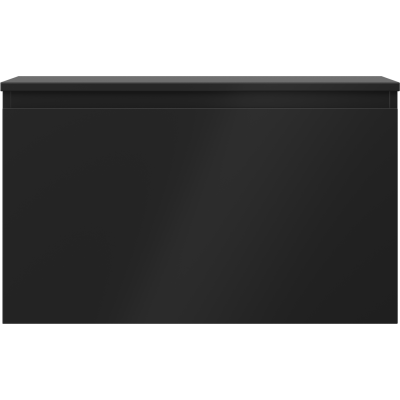 Mexen Orio meuble de salle de bain sous-lavabo 80 cm avec plateau, 1 tiroir, noir mat - 91A10-08047-1-BFC71