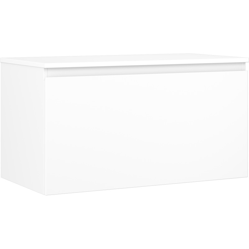 Mexen Orio vannitoakapp koos tasapinnaga 90 cm, 1 sahtel, valge matt - 91A10-09047-1-BFC01