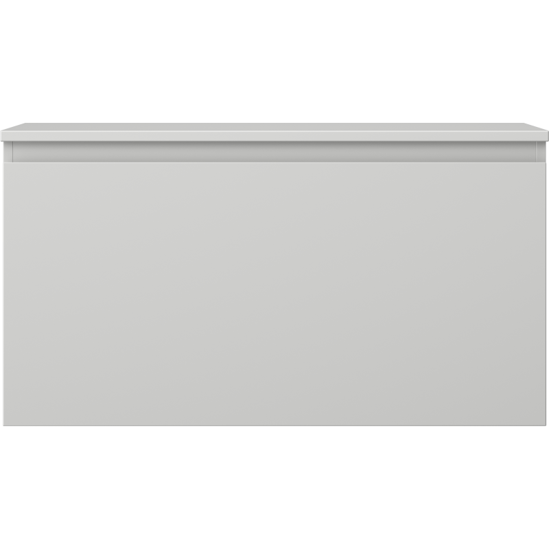 Mexen Orio bathroom cabinet under sink 90 cm with countertop, 1 drawer, grey matt - 91A10-09047-1-BFC62