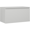 Mexen Orio szafka łazienkowa podumywalkowa 90 cm z blatem, 1 szuflada, szara mat - 91A10-09047-1-BFC62