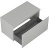 Mexen Orio Badezimmerunterschrank 90 cm mit Arbeitsplatte, 1 Schublade, grauer Matt - 91A10-09047-1-BFC62