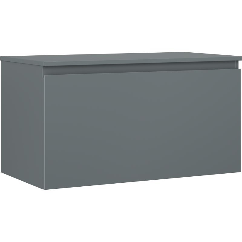 Mexen Orio Badezimmerschrank unter dem Waschbecken 90 cm mit Arbeitsplatte, 1 Schublade, Graphit matt - 91A10-09047-1-BFC66