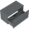 Mexen Orio Badezimmerschrank unter dem Waschbecken 90 cm mit Arbeitsplatte, 1 Schublade, Graphit matt - 91A10-09047-1-BFC66