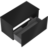 Mexen Orio Badezimmerunterschrank 90 cm mit Arbeitsplatte, 1 Schublade, schwarz matt - 91A10-09047-1-BFC71