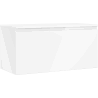 Mexen Orio bathroom cabinet 100 cm with countertop, 1 drawer, white gloss - 91A10-10047-1-BFC00