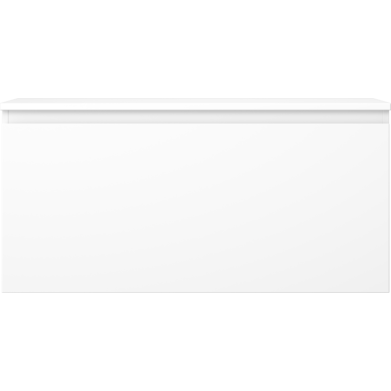 Mexen Orio armario de baño bajo lavabo 100 cm con encimera, 1 cajón, blanco mate - 91A10-10047-1-BFC01