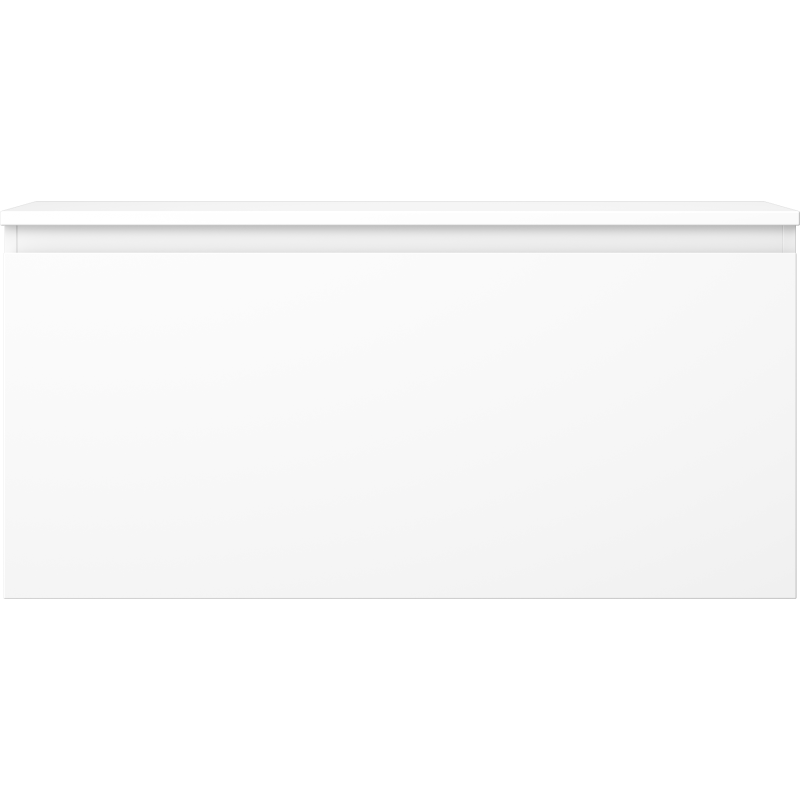 Mexen Orio badkamerkast onder de wastafel 100 cm met blad, 1 lade, wit mat - 91A10-10047-1-BFC01