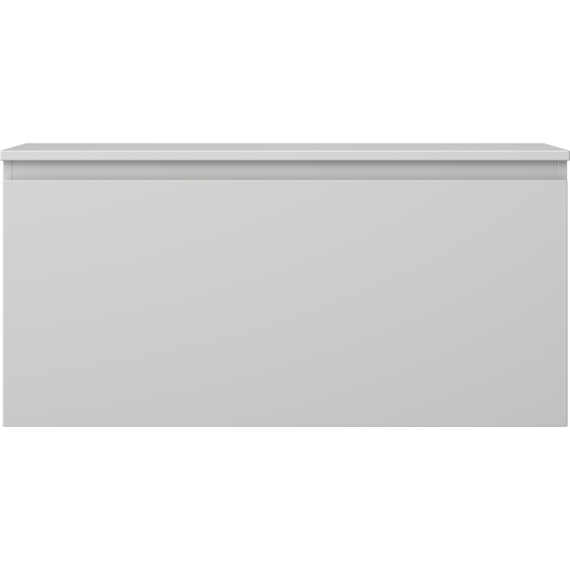 Mexen Orio 100 cm Bathroom Cabinet with Countertop, 1 Drawer, Grey Matte - 91A10-10047-1-BFC62