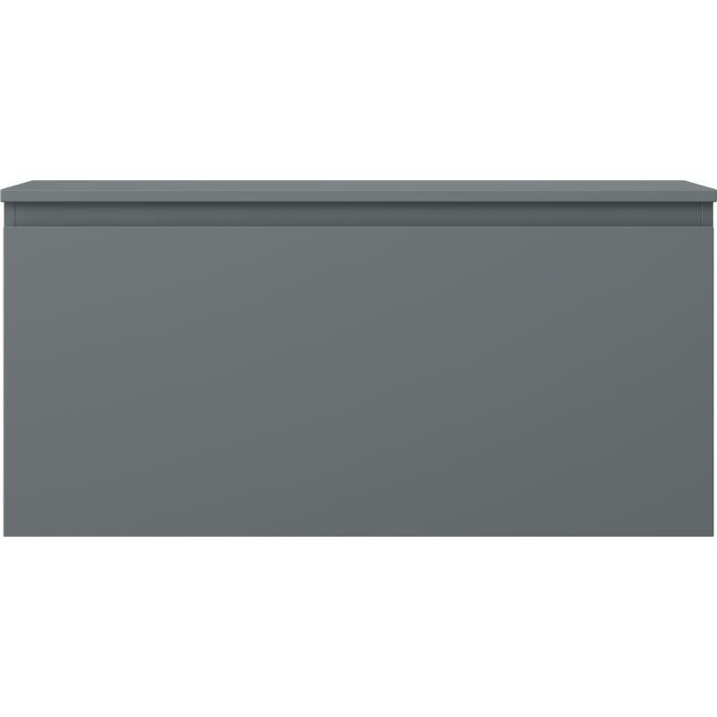 Mexen Orio mobile bagno sottolavabo 100 cm con piano, 1 cassetto, grafite opaco - 91A10-10047-1-BFC66