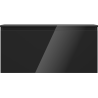 Mexen Orio Badezimmerschrank 100 cm mit Arbeitsplatte, 1 Schublade, schwarz glänzend - 91A10-10047-1-BFC70