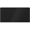 Mexen Orio Badezimmerschrank mit Waschtisch 100 cm mit Arbeitsplatte, 1 Schublade, Schwarz Matt - 91A10-10047-1-BFC71