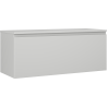 Mexen Orio Badezimmerschrank für Aufsatzwaschbecken 120 cm mit Platte, 1 Schublade, graumatt - 91A10-12047-1-BFC62