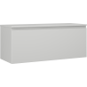 Mexen Orio szafka łazienkowa podumywalkowa 120 cm z blatem, 1 szuflada, szara mat - 91A10-12047-1-BFC62