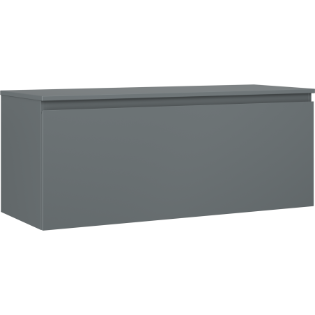 Mexen Orio Badezimmerschrank 120 cm mit Platte, 1 Schublade, Graphit matt - 91A10-12047-1-BFC66