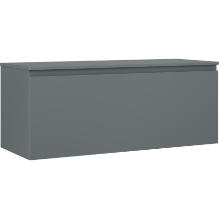 Mexen Orio badkamerkastje onder wastafel 120 cm met blad, 1 lade, mat grafiet - 91A10-12047-1-BFC66