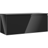 Mexen Orio szafka łazienkowa podumywalkowa 120 cm z blatem, 1 szuflada, czarna połysk - 91A10-12047-1-BFC70