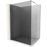 Mexen Kioto douchewand Walk-in 120 x 200 cm, grafiet 8 mm, goud - 800-120-101-50-40