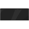 Mexen Orio 120 cm Bathroom Cabinet with Countertop, 1 Drawer, Matte Black - 91A10-12047-1-BFC71