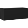 Mexen Orio 120 cm Bathroom Cabinet with Countertop, 1 Drawer, Matte Black - 91A10-12047-1-BFC71