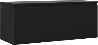 Mexen Orio badkamerkast onder de wastafel 120 cm met blad, 1 lade, zwart mat - 91A10-12047-1-BFC71