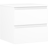 Mexen Orio Badezimmerschrank 50 cm mit Arbeitsplatte, 2 Schubladen, weiß matt - 91A10-05047-2-BFFC01