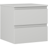 Mexen Orio Badezimmerschrank 50 cm mit Arbeitsplatte, 2 Schubladen, grau matt - 91A10-05047-2-BFFC62