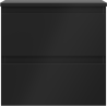 Mexen Orio Badezimmerschrank 50 cm mit Arbeitsplatte, 2 Schubladen, schwarz matt - 91A10-05047-2-BFFC71