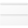 Mexen Orio badkamerkast onder wastafel 60 cm met blad, 2 laden, wit mat - 91A10-06047-2-BFFC01