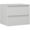 Mexen Orio bathroom cabinet 60 cm with countertop, 2 drawers, grey matte - 91A10-06047-2-BFFC62