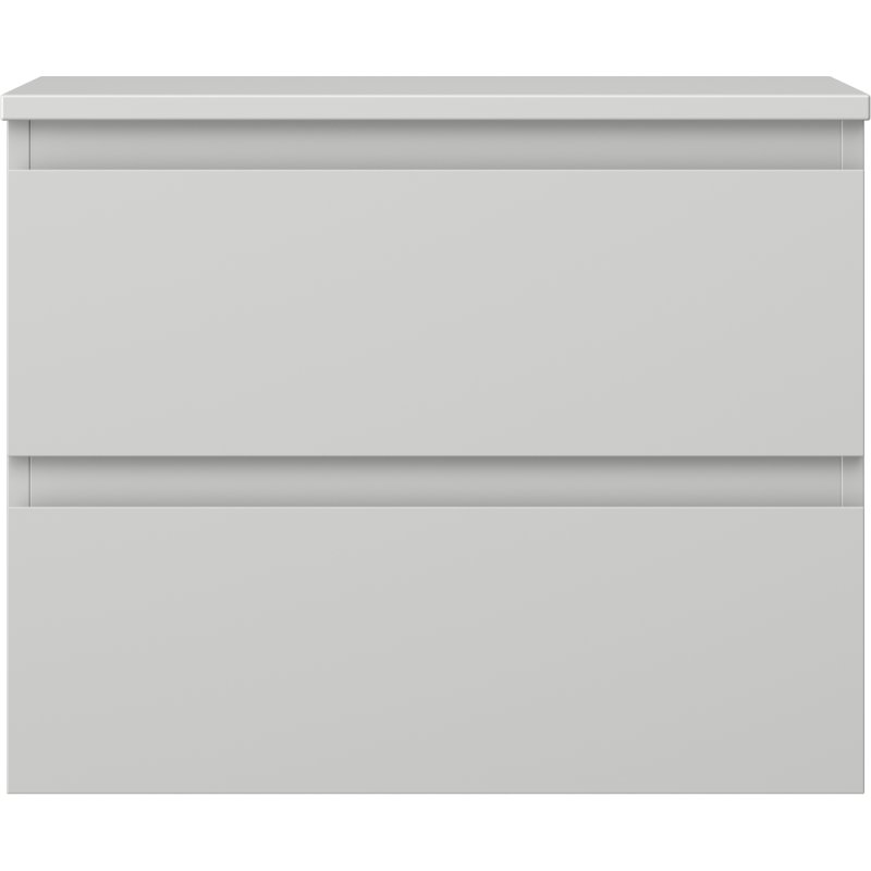 Mexen Orio bathroom cabinet 60 cm with countertop, 2 drawers, grey matte - 91A10-06047-2-BFFC62
