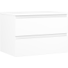 Mexen Orio meuble de salle de bain sous-vasque 70 cm avec plateau, 2 tiroirs, blanc mat - 91A10-07047-2-BFFC01