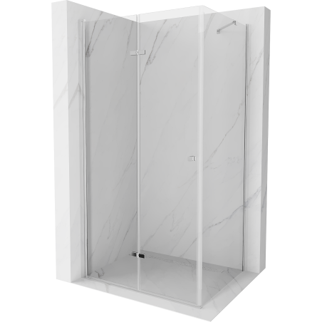 Mexen Lima Faltduschkabine 90 x 70 cm, transparent, Chrom - 856-090-070-01-00