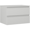 Mexen Orio Badezimmerschrank 70 cm mit Platte, 2 Schubladen, grau matt - 91A10-07047-2-BFFC62