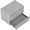 Mexen Orio Badezimmerschrank 70 cm mit Platte, 2 Schubladen, grau matt - 91A10-07047-2-BFFC62