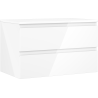 Mexen Orio Badezimmerschrank für Waschtisch 80 cm mit Arbeitsplatte, 2 Schubladen, weiß glänzend - 91A10-08047-2-BFFC00