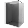 Mexen Kioto panel de ducha Walk-in 80 x 200 cm, grafito 8 mm, negro - 800-080-101-70-40