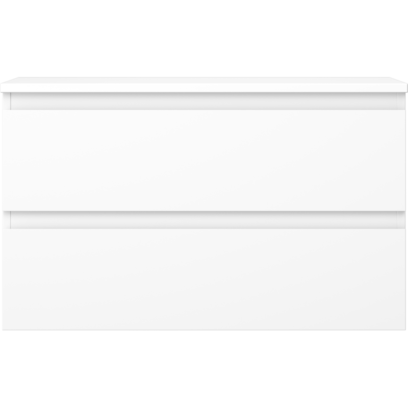 Mexen Orio badkameronderkast 80 cm met blad, 2 lades, wit mat - 91A10-08047-2-BFFC01