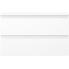 Mexen Orio mueble de baño para lavabo 80 cm con encimera, 2 cajones, blanco mate - 91A10-08047-2-BFFC01