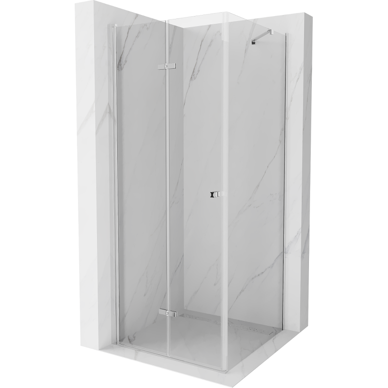 Mexen Lima kabina prysznicowa składana 90 x 90 cm, transparent, chrom - 856-090-090-01-00
