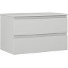Mexen Orio Badezimmerschrank 80 cm mit Arbeitsplatte, 2 Schubladen, grau matt - 91A10-08047-2-BFFC62