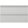 Mexen Orio meuble de salle de bain sous lavabo 80 cm avec plateau, 2 tiroirs, gris mat - 91A10-08047-2-BFFC62
