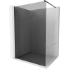 Mexen Kioto douchescherm Walk-in 90 x 200 cm, grafiet 8 mm, zwart - 800-090-101-70-40