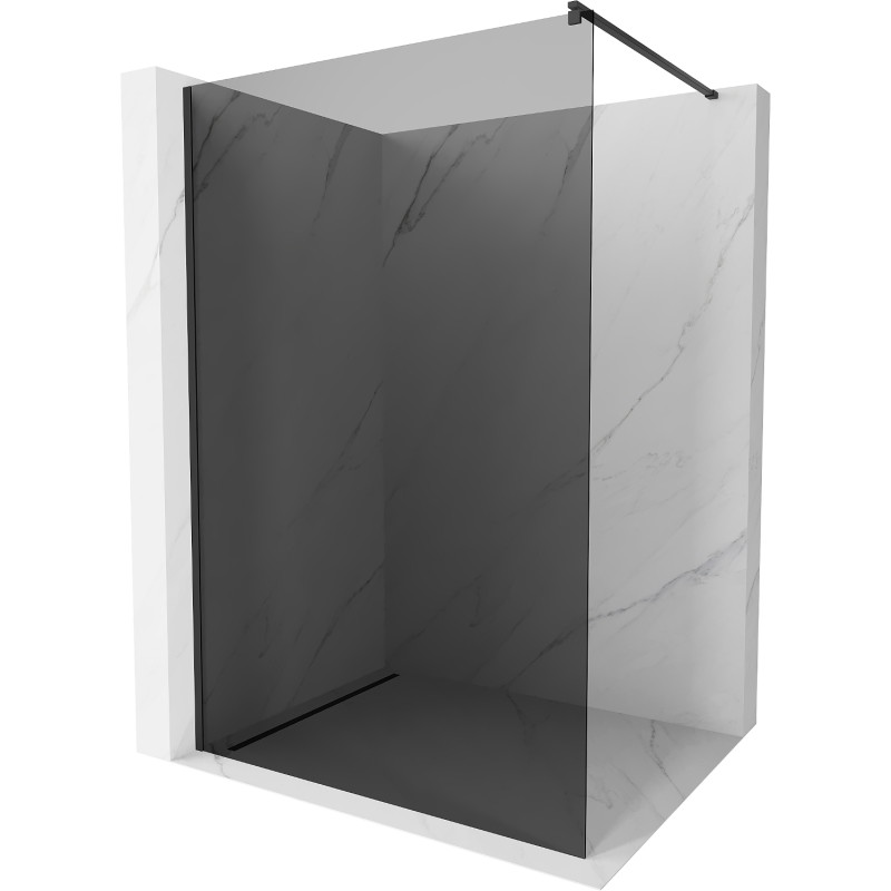 Mexen Kioto dušisein Walk-in 100 x 200 cm, grafiit 8 mm, must - 800-100-101-70-40
