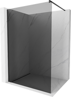 Mexen Kioto Walk-in Duschmauer 100 x 200 cm, Grafit 8 mm, schwaarz - 800-100-101-70-40