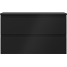 Mexen Orio Badezimmer-Unterschrank 80 cm mit Platte, 2 Schubladen, Schwarz Matt - 91A10-08047-2-BFFC71