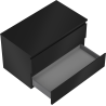 Mexen Orio mobile bagno a colonna 80 cm con piano, 2 cassetti, nero opaco - 91A10-08047-2-BFFC71