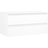 Mexen Orio szafka łazienkowa podumywalkowa 100 cm z blatem, 2 szuflady, biała mat - 91A10-10047-2-BFFC01