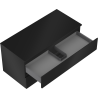 Mexen Orio mobile da bagno sottolavabo 100 cm con piano, 2 cassetti, nero opaco - 91A10-10047-2-BFFC71